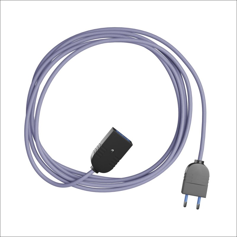 Extension Cord ready-to-use with textile cable