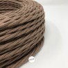Braided Textile Cable For Visible System - Brown Barley TR87