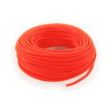 Cavo elettrico rotondo rivestito in tessuto Arancio Fluo LM44
