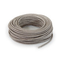 Textile round electric cable - Lamè Sand LM63