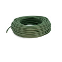 Cable eléctrico redondo recubierto en algodón color Verde Claro LM102