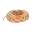 Cotton Wrapped Round Electric Cable - Apricot LM101