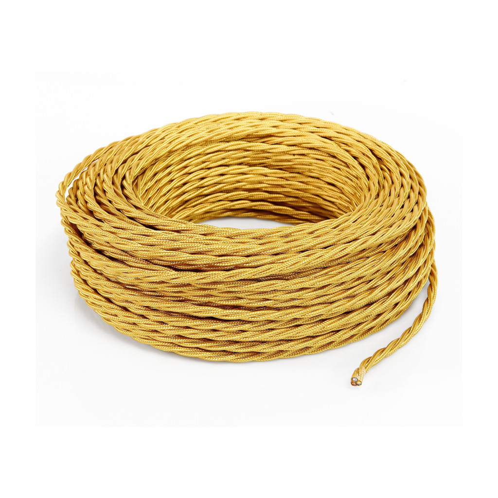 Braided Textile Cable For Visible System - Gold TR10
