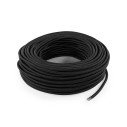 Cable eléctrico redondo revestido en tejido para instalaciones a la vista Negro LM10 3x1,50