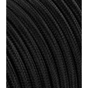 Cable eléctrico redondo revestido en tejido para instalaciones a la vista Negro LM10 3x1,50