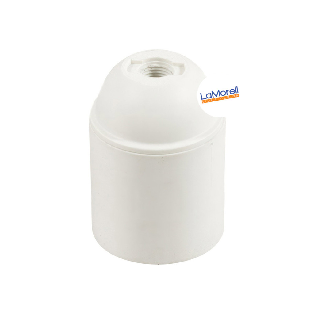 Portalampada E27 In Termoplastica Bianco