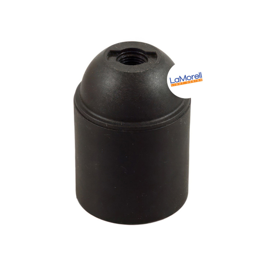 Thermoplastic Lampholder E27 Smooth Black