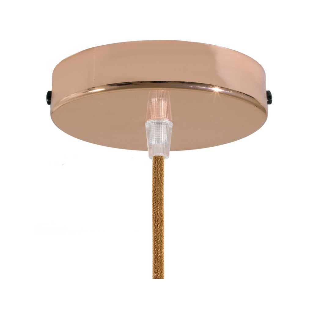 rosace cylindrique en métal à 1 sortie ø120mm