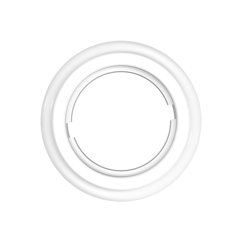 Base de porcelana blanca con doble salida para interruptores/conmutadores y tomas - Linea Small