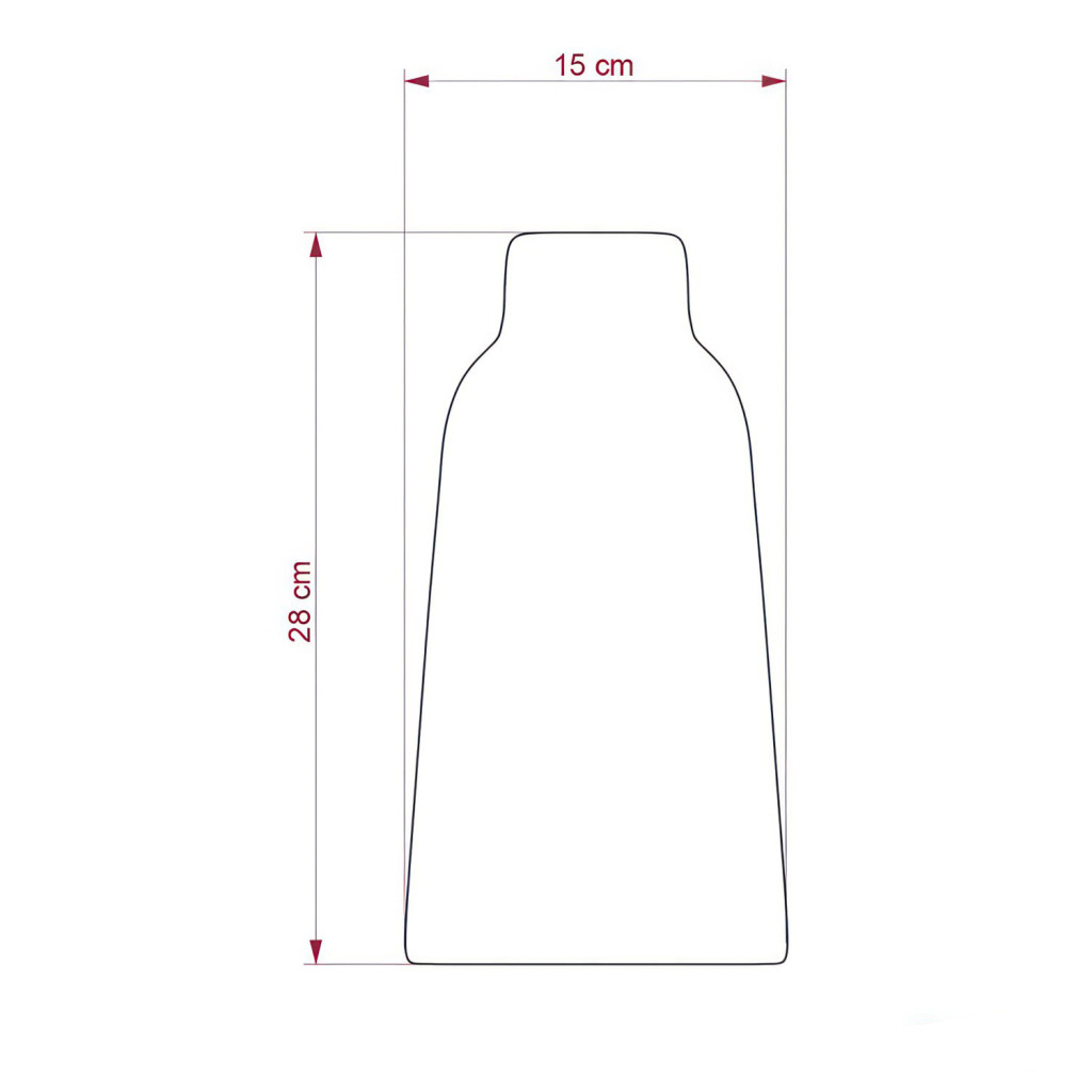 Abat-jour Bouteille en céramique pour lampes suspendues