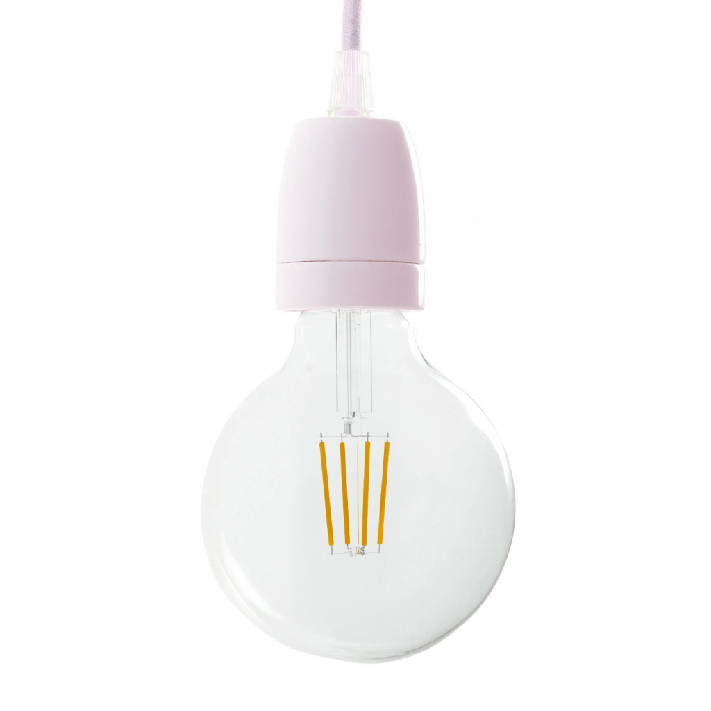 Porcelain Lampholder E27 Pink