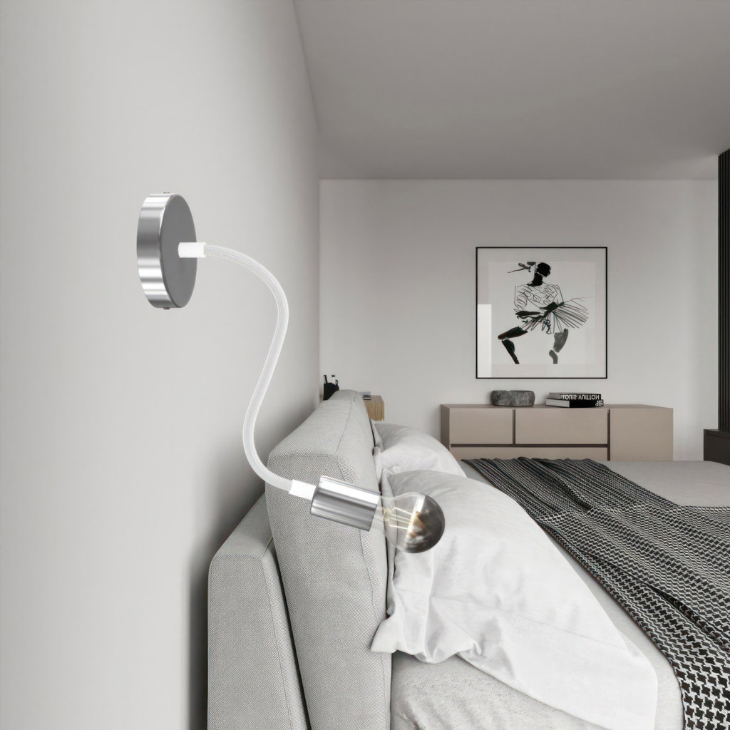 Flexible enduit de tissu argent LM13