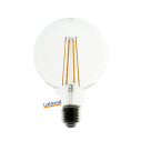 Bombilla LED Transparente Globo G95 7W 720Lm E27 2200K - Regulable - bombilla led