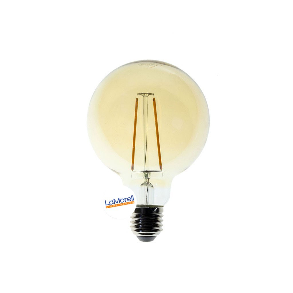 LED Gold Globe G95 Light Bulb 4,5W 360Lm E27 2000K - led bulbs