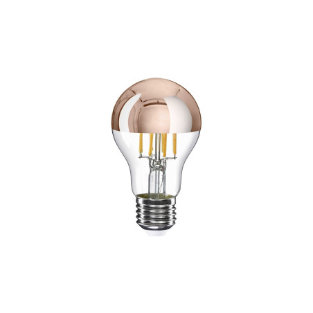 Ampoule LED Demi Sphère Cuivre Goutte 7W 650Lm E27 2700K - Dimmable