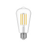 Bombilla LED Transparente ST64 7W 806Lm E27 2700K - Regulable