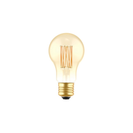 LED Golden Filament Cage Drop A60 Light Bulb 7W 640Lm E27 2700K - Dimmable