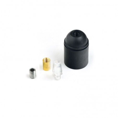 cylindrical lamp holder in wenge' wood