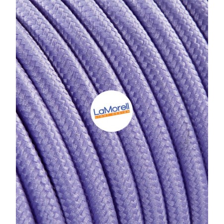 Cable eléctrico redondo revestido de tela Lila LM02