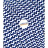 Câble électrique rond revêtu de tissu coloré Blanc/Bleu LM31