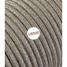 Cable eléctrico redondo recubierto de tela Lamé Arena LM63