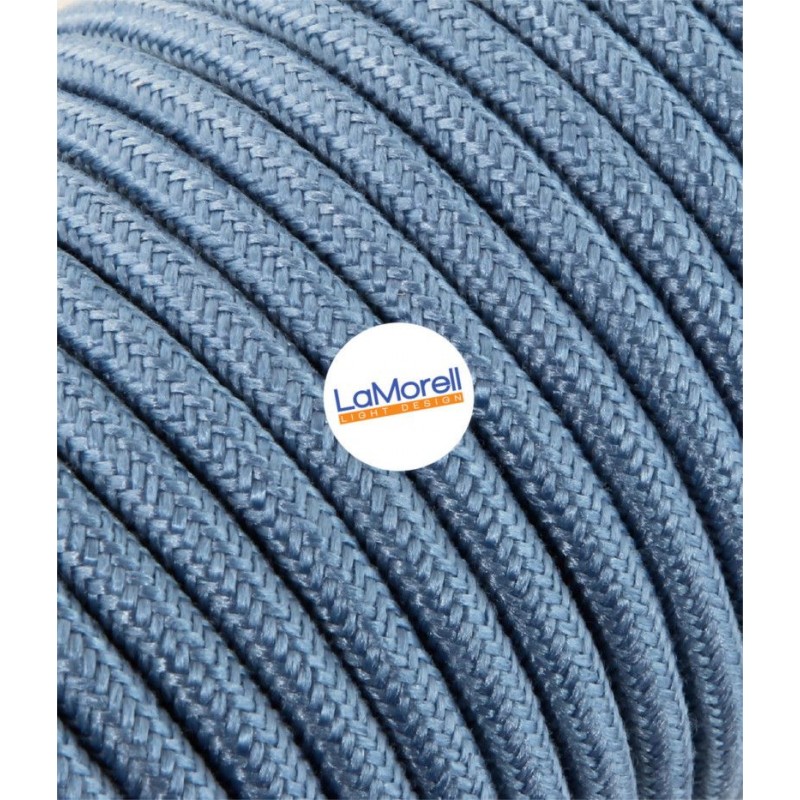 ROUND ELECTRIC CABLE COVERED COLOUR FABRIC AVIO LM58 ROUND ELECTRIC CABLE COVERED COLOUR FABRIC AVIO LM58