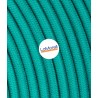 Cotton Wrapped Round Electric Cable - Green Emerald LM100