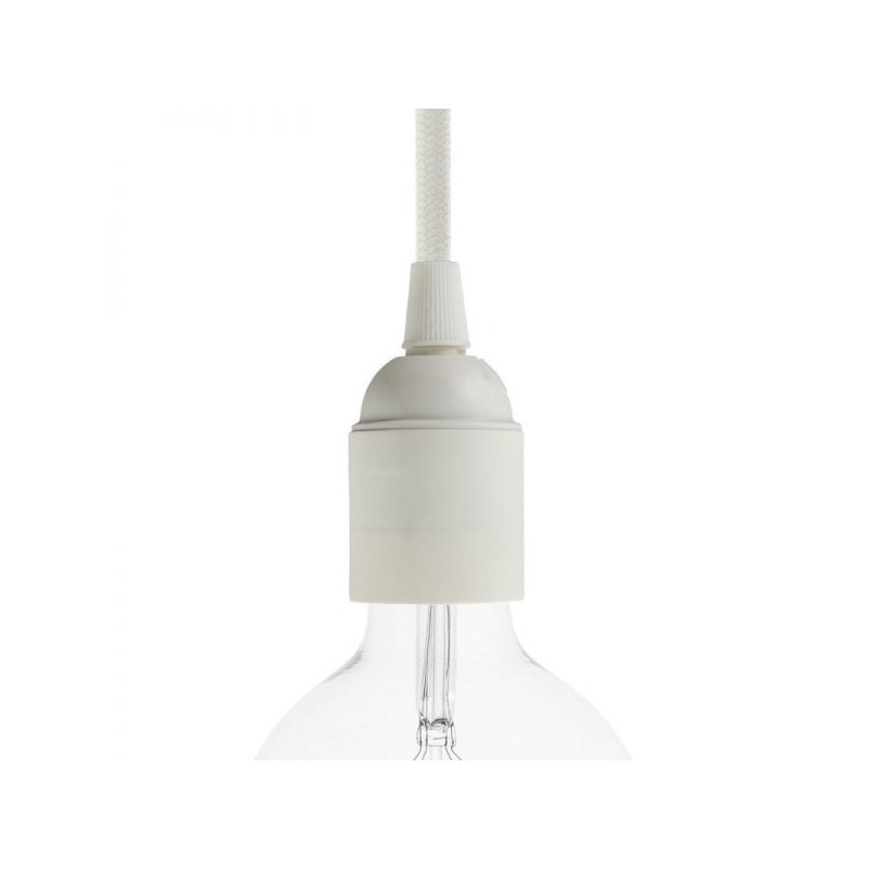 portalampada in termoplastica E27 per lampade da soffitto, da parete, da tavolo