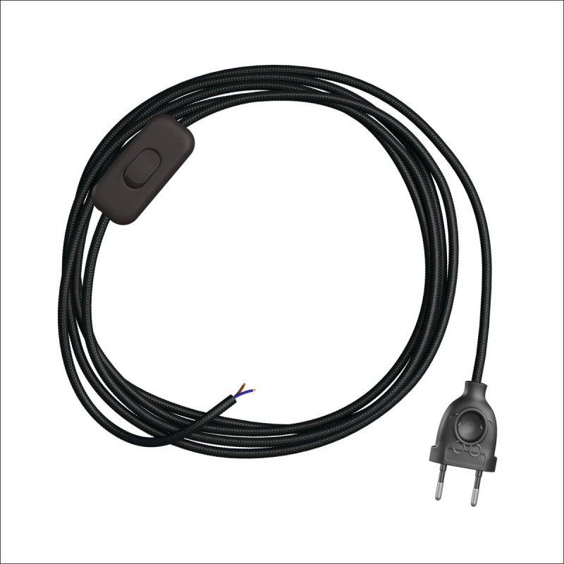 CABLAGGIO ABAT-JOUR CAVO TESSILE LM10 NERO