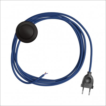 Câblage pour lampes sur pied avec câble textile rond